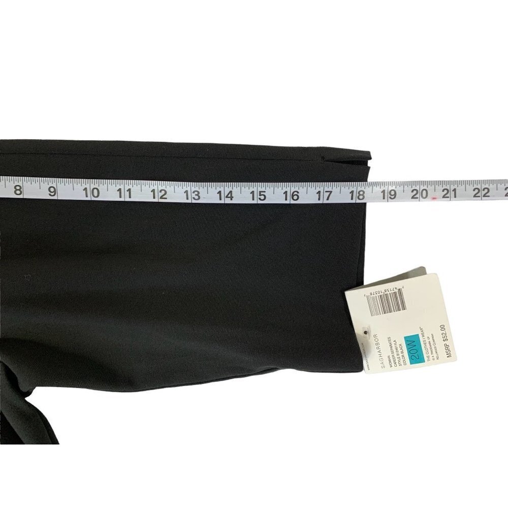 Sag Harbor Women's Career Black Blazer Top - Picture 7 of 7